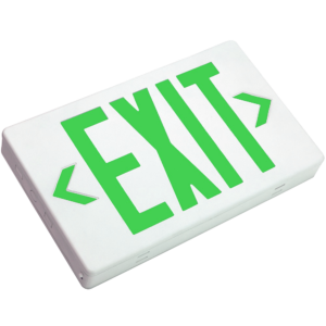 TCP LED Poly 277V Exit Sign Green