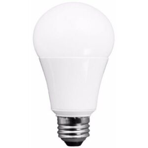 TCP 10W A19 – E26 Base, 4100K, 800 Lumens, Frost