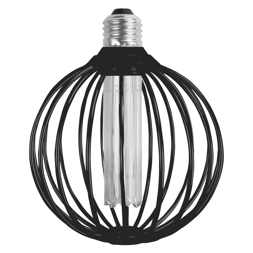 TCP 4.5W G25 – E26 Base, 3000K, 200 Lumens, Black