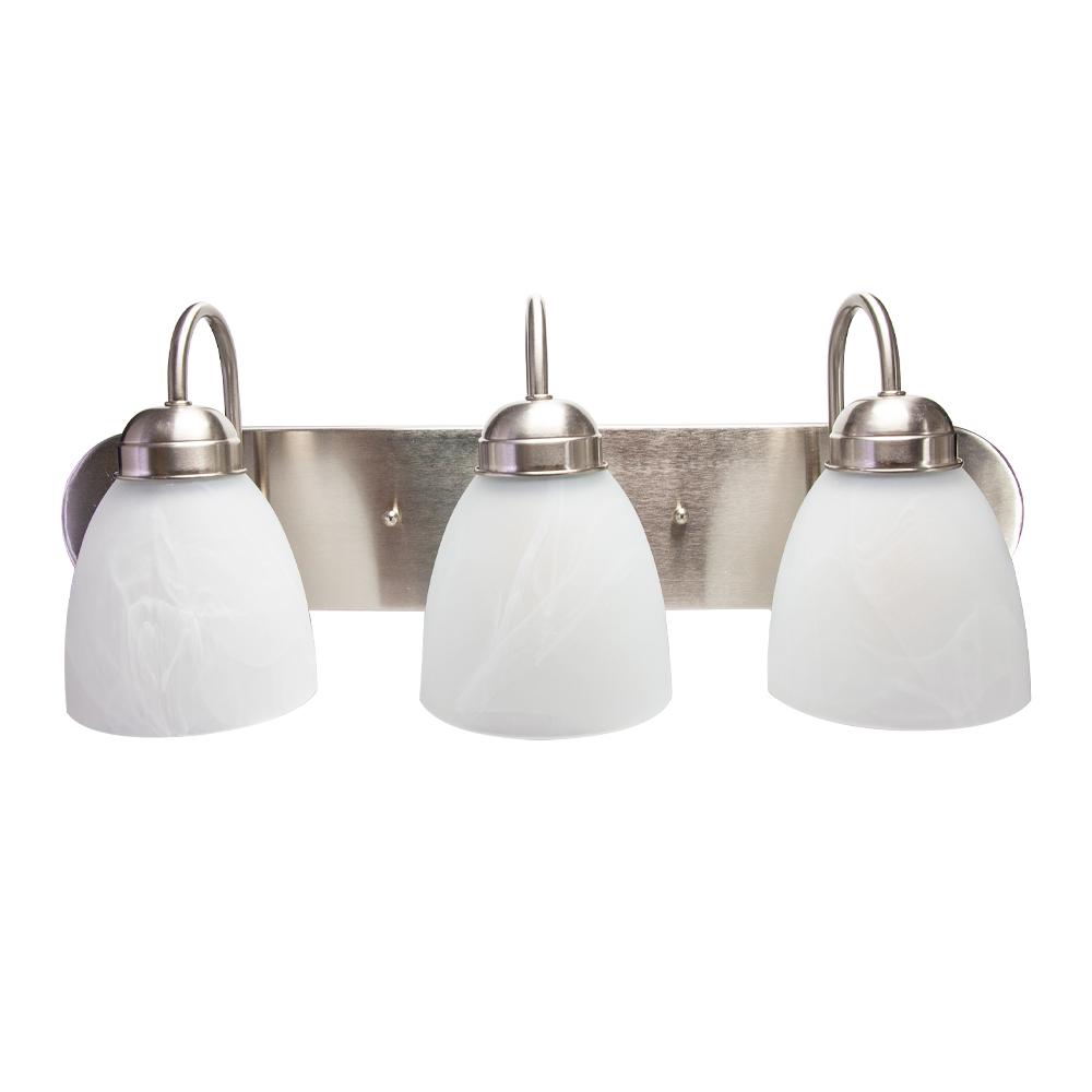 TCP 10W Dwo Clas B Vanity Tulip 3l Bn – 3000K, Satin Nickel