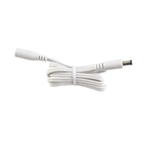 Diode LED DC Plug Extension Cable – 39 in., White