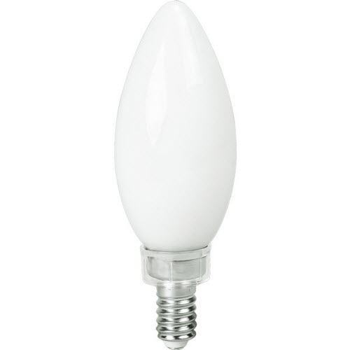 TCP 5W B11 – E12 Base, 3200-1800K, 500 Lumens, Frost