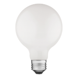 TCP 4W G25 – E26 Base, 2700K, 350 Lumens, Frost