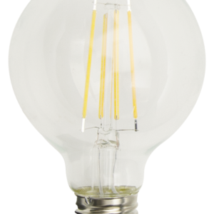 TCP 8W G25 – E26 Base, 2700K, 800 Lumens
