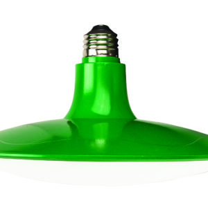 TCP 19W Disk Light – E26 Base, 3000K, 2,100 Lumens, Green