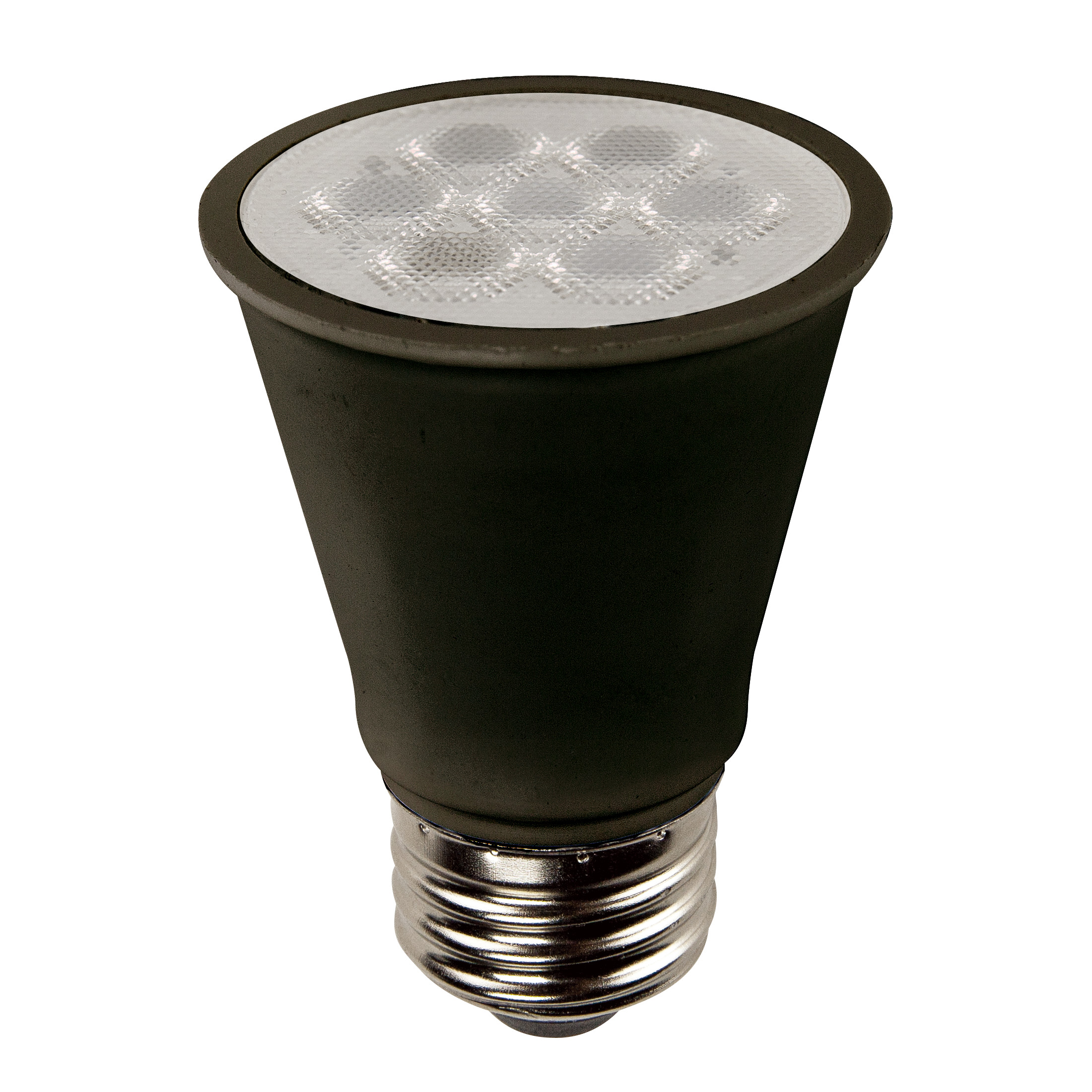 TCP 7W Par16 – E26 Base, 2700K, 500 Lumens, Black