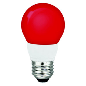 TCP 5W A15 – E26 Base, Red