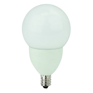 TCP 3.5W G16 – E12 Base, 2700K, 280 Lumens, Frost