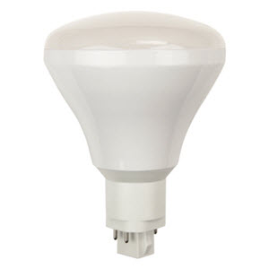 TCP 19W PL Lamp – G24Q/GX24Q Base, 4100K, 2,450 Lumens, Frost