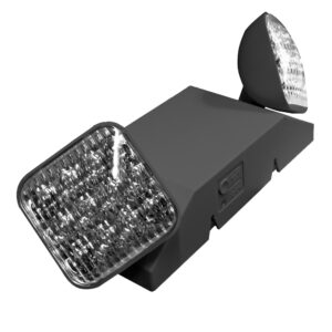 TCP 3W Led Em Light Square Blk
