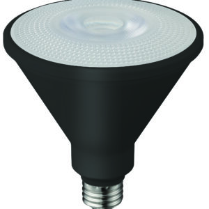 TCP 18.5W Par38 – E26 Base, 4100K, 1,900 Lumens, Black