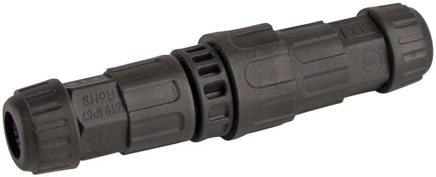TCP Wl 3 Wire Cord Connector – Black
