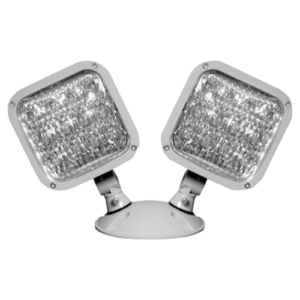 TCP 2W LED Emerg Remote Head - Double – Silver