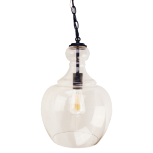 TCP 10W Vint Pend 1l Bell Blk Dim 0k – 2700K, Satin Nickel