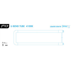 TCP 17W T8 Ubend – Medium Bi Pin Base, 5000K, 1,700 Lumens, Frost